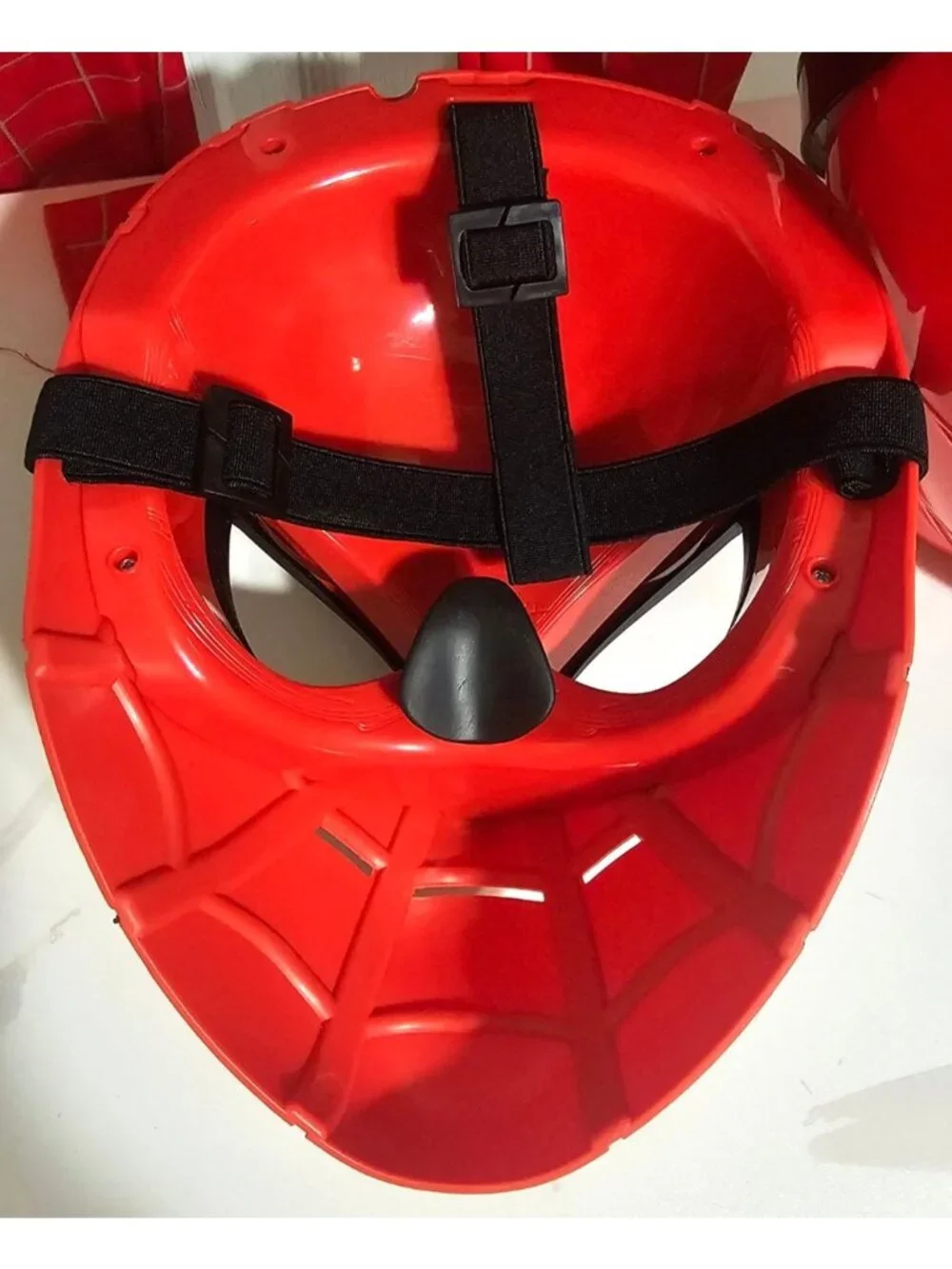 Spiderman 2 Costume Boys 7-8 Hasbro FX Mask Trick or Treat Basket Marvel Bundle - Picture 7 of 10